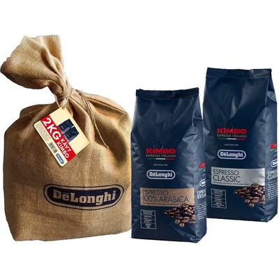 DeLonghi 100% Arabica Classic Jutabag zrnková 2 kg