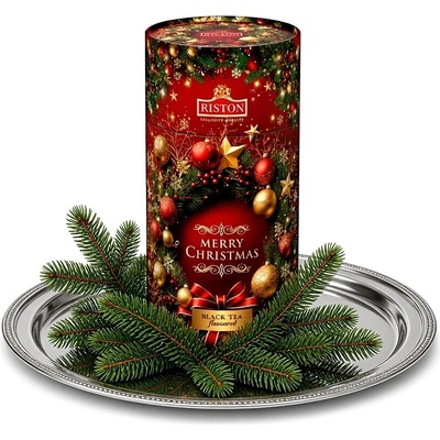 RISTON Merry Christmas Red papírový tubus 85 g