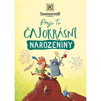 Sonnentor Pohlednice Čajokrásné narozeniny