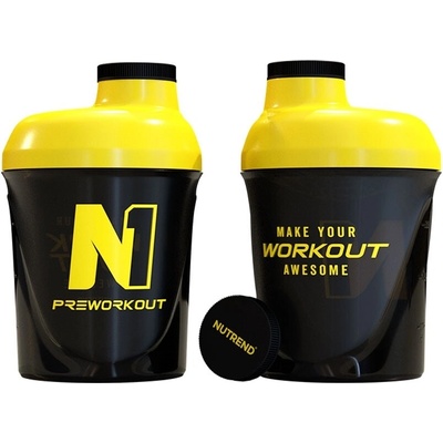 Nutrend ŠEJKER NUTREND - 300 ml - čierny N1