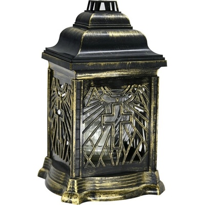Madona Hřb.Lucerna 26 cm vklad 80g 24h. kříž zlatá
