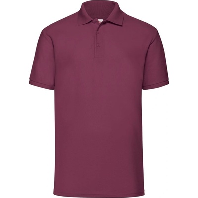 Fruit of the Loom polokošile pánská Premium polo vínová