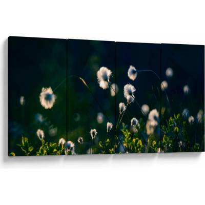 Obraz - Tráva, štvordielne 160x80 cm
