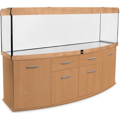 Diversa Solid LED akvarijní set vypouklý buk 960 l
