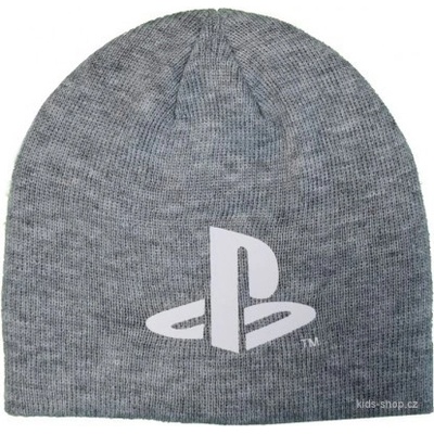 Fashion UK dětská / chlapecká čepice Playstation šedá