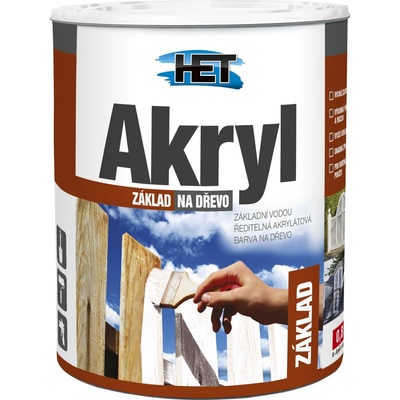 Het Akryl Základ na dřevo 0,7 kg bílá – Hledejceny.cz