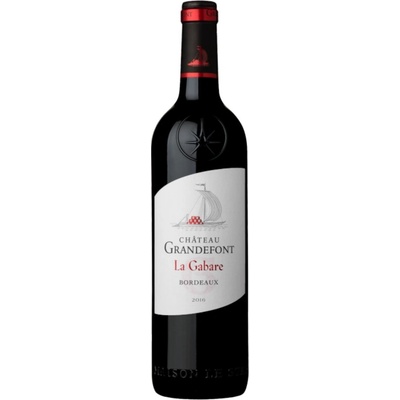 Maison le Star Vin de Bordeaux Château Grandefont la Gabare, suché červené, 0,75 l (holá láhev)