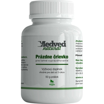 Medveď natural Prázdne črievko 50 g