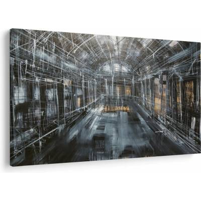 Obraz interiéru starej budovy, jednodielne 150x100 cm