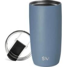 Simple Modern termohrnček Voyager s vyklápacím vekom Tritan 470 ml Blue Dune