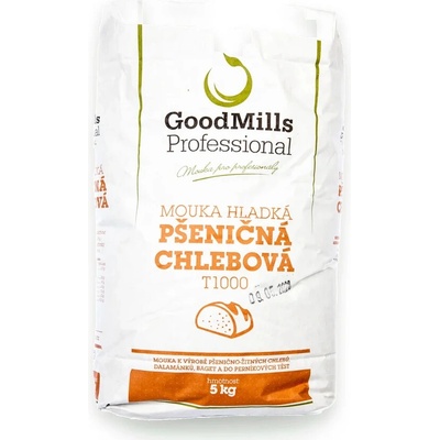 GoodMills Professional Mouka hladká pšeničná chlebová T1000 5 kg