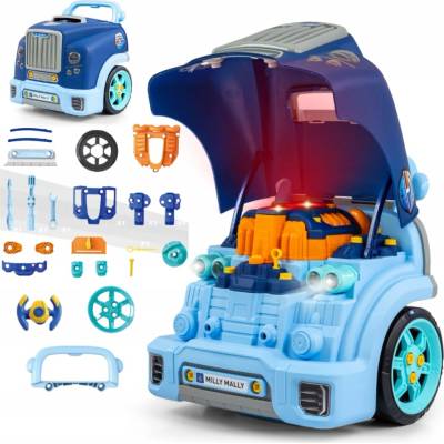 Milly Mally Realistický model přední části auta s otevírací kapotou NGINE blue Modrá