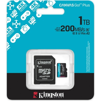 Kingston microSDXC 1TB Canvas Go Plus SDCG4/1TB