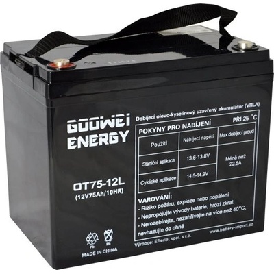 GOOWEI ENERGY OTL75-12 75Ah 12V