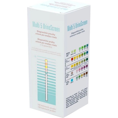 Multi 5 UrineScreen proužky diagnostické 100 ks