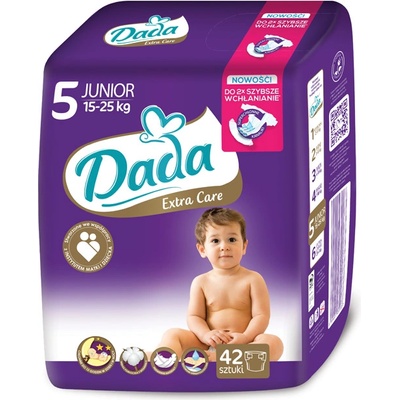 Dada Extra Care 5 15-25 kg 42 ks