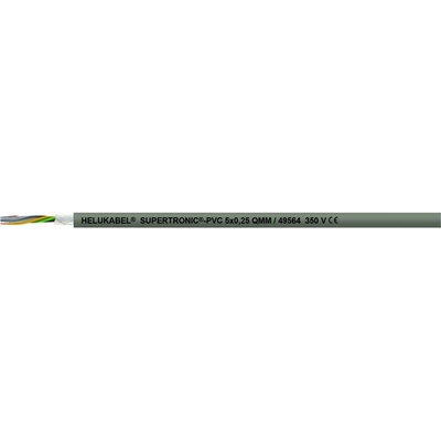 Helu 49554-500 vedenie ťažnej reťaze S-TRONIC-PVC 7 x 0.14 mm² sivá 500 m