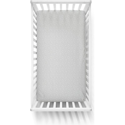 Ankras bavlna plachta prestieradlo s gumou Súhvezdie Sivá 60x120