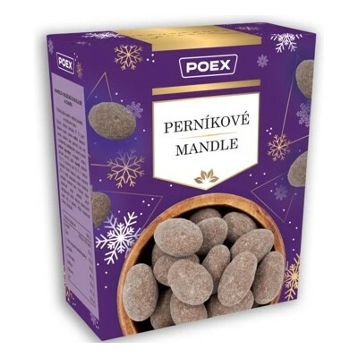 POEX Mandle v mléčné čokoládě perníkové 175 g