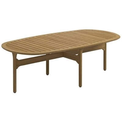 Gloster Teakový konferenční stolek Bay, oválný 126x63x39 cm – Hledejceny.cz