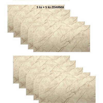Impol Trade PVC 3D LVT18 60 x 30 cm mramor béžový matná 10ks