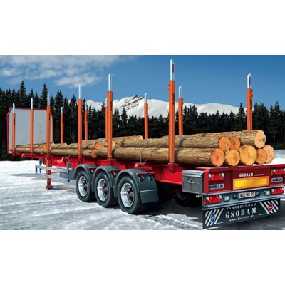 Italeri Model Kit návěs 3868 TIMBER TRAILER 33-3868 1:24