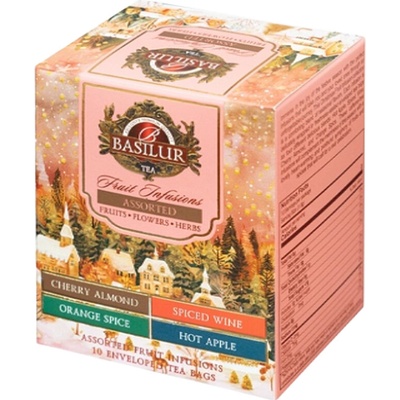 BASILUR Vánoční ovocná kolekce přebal 10 ks