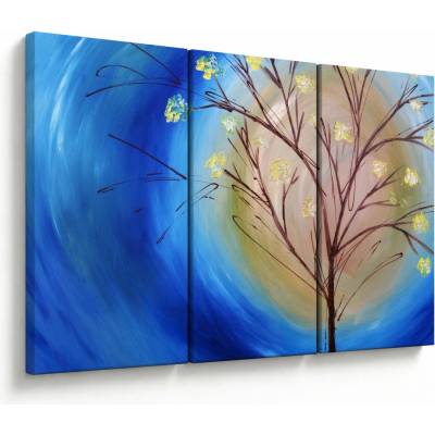 Obraz - Strom zakrývajúci slnko, trojdielne 120x80 cm