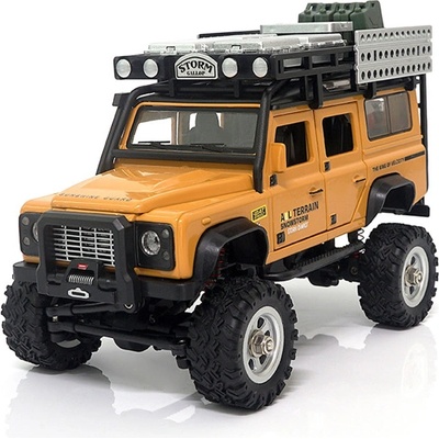 AMEWI RC auto AMEWI D90X28 METALL Crawler 4WD žlutá 1:28