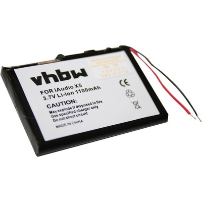 VHBW Baterie pro Cowon iAudio X5 / M3 / M5, 1100 mAh - neoriginální – Hledejceny.cz