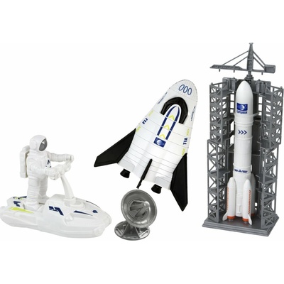 Lean Toys Sada vesmírných misí Vesmírná raketa Kosmická loď Astronaut 5 ks