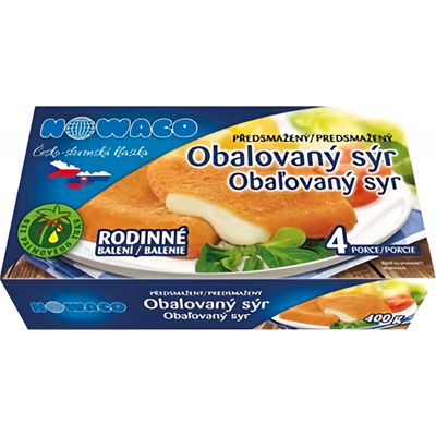 Nowaco Sýr obalovaný předsmažený rodinné balení 400 g