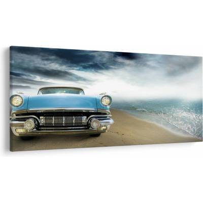 Obraz - Vintage kabriolet, jednodielne 200x100 cm