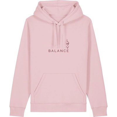 Balance Gym mikina Love balance Cotton Pink