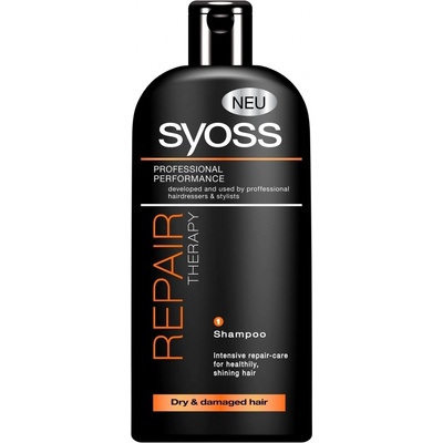 Syoss Repair Therapy šampón pre suché a poškodené vlasy 500 ml