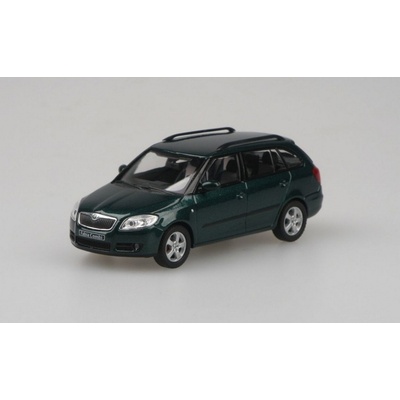 ŠKODA FABIA II COMBI 2007 -ABREX Zelená Amazonian Metalíza 1:43