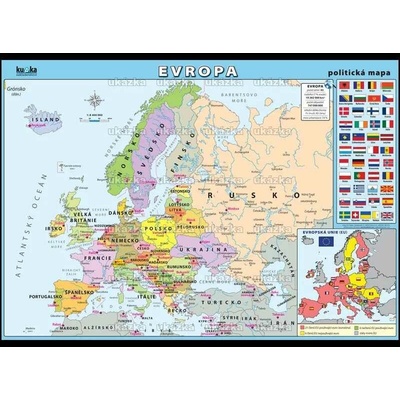 nakladatelství Kupka Evropa - politická mapa XXL (140x100 cm)