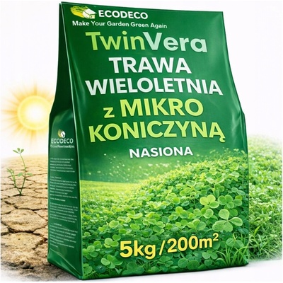 Semena trávy Eco Deco s mikrojetelíkem univerzální 5 kg 200 m2