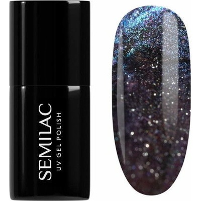 Semilac gél lak Grey Holo 828 7 ml