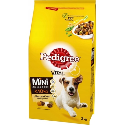 Pedigree malé plemeno Adult kuracie so zeleninou 2 kg