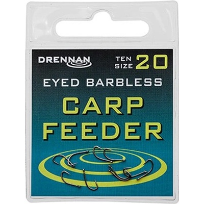 Drennan bez Protihrotu Eyed Carp Feeder Barbless vel.14 10 ks