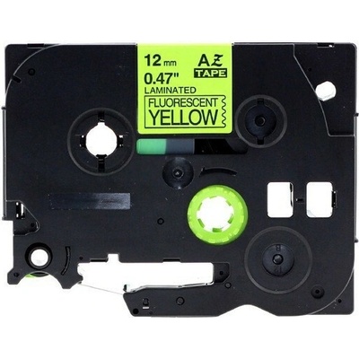 Alternatívna páska Brother TZ-C31/TZe-C31 12 mm x 8 m, signálna čierna tlač/žltý podklad