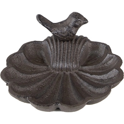 Clayre & Eef Hnědé litinové pítko/ krmítko Ø 14 x 5 cm – Hledejceny.cz