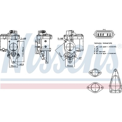 NISSENS AGR - Ventil 98272