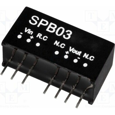MEAN WELL SPB03B-12 Měnič: DC/DC; 3W; Uvst: 18÷36VDC; Uvýst: 12VDC; Ivýst: 250mA; SIP; THT – Hledejceny.cz