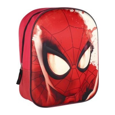 Cerda 3D dětský batoh SPIDERMAN maska 1 kapsa červený 31 cm