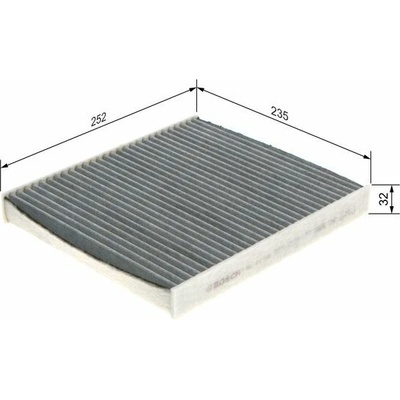 BOSCH Filter vnútorného priestoru 1987432543