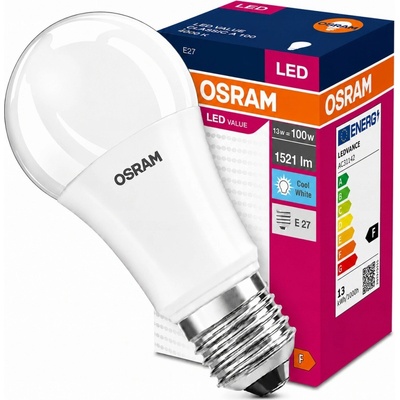 Osram LED žárovka CLA FR E27 14W 100W denní bílá 4000K