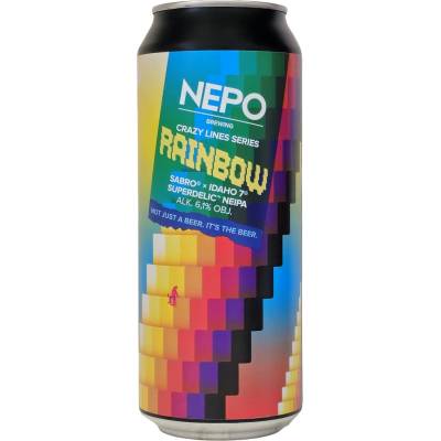 NEPO Crazy Lines Series: Rainbow 6,1% 0,5 l (plech)