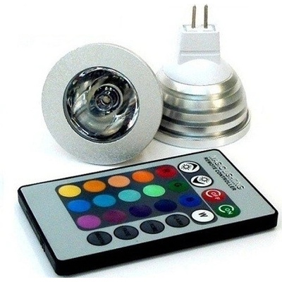 Techlight LED RGB Lampe 4,2W E-27 inkl. dálkové ovládání